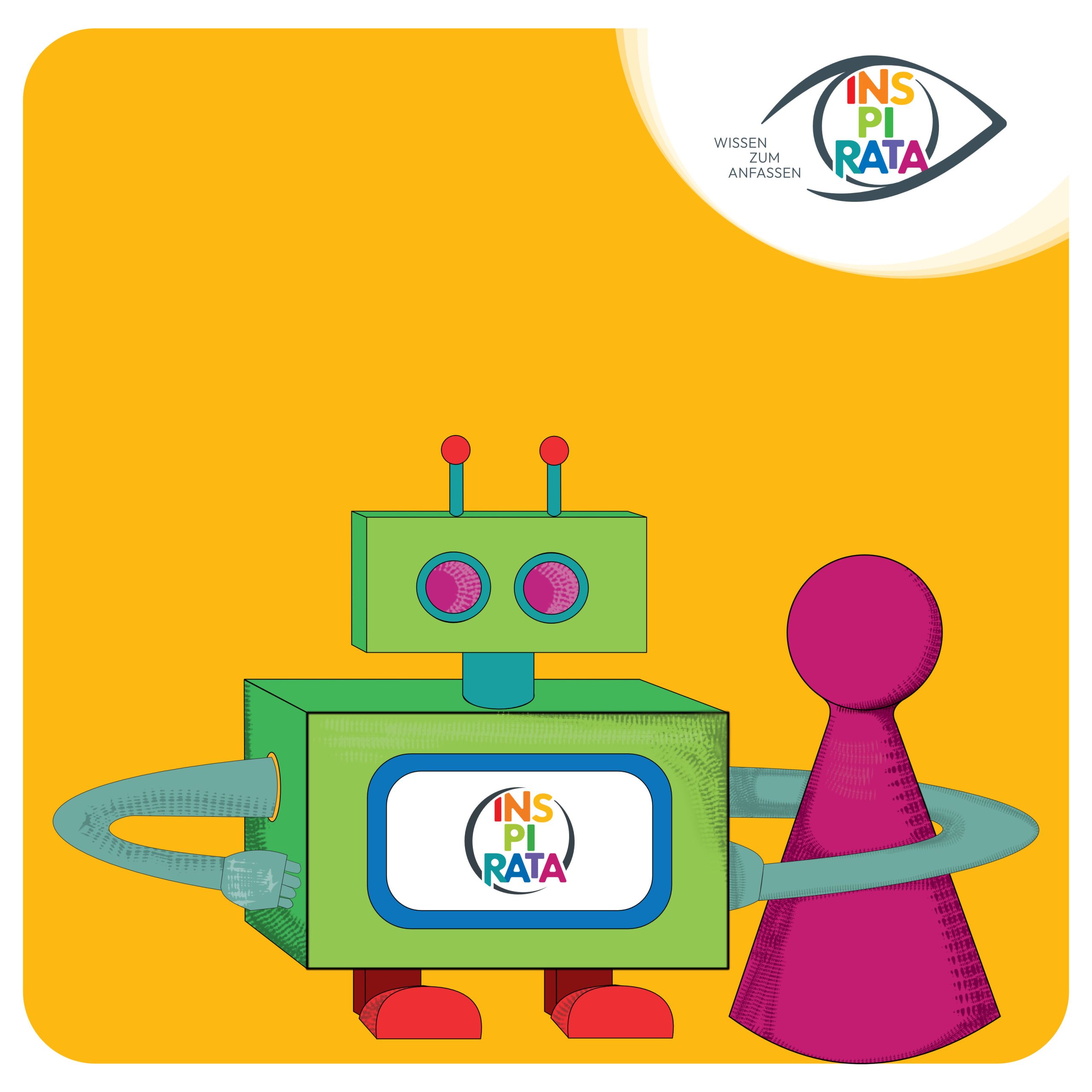 Roboter mit Spielfigur